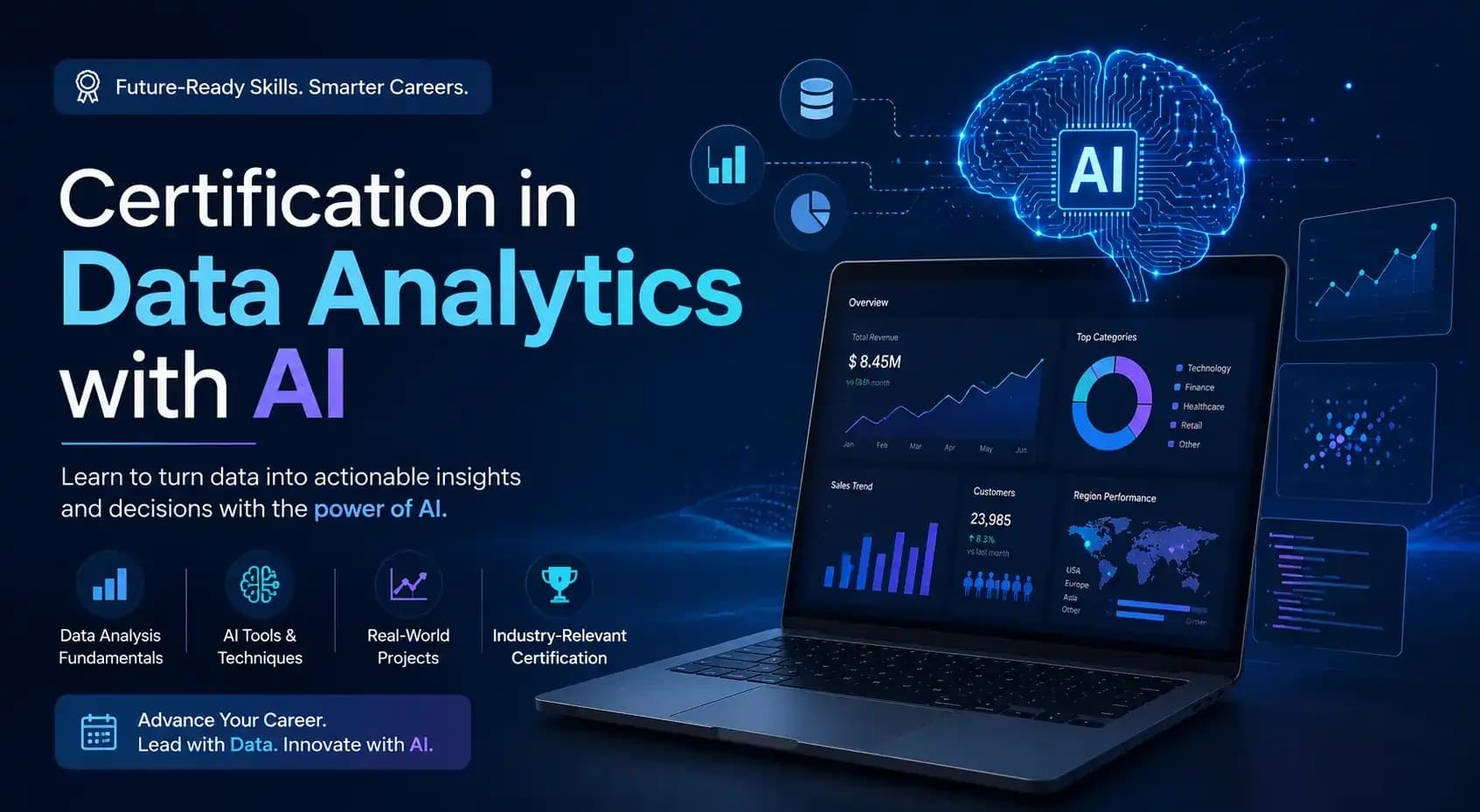 Certification in Data Analytics With AI