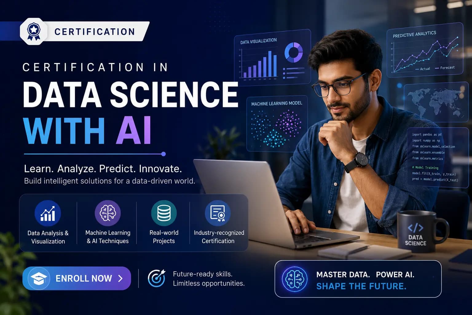 Certification in Data Science with AI
