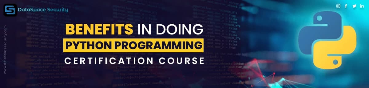 Benefits in doing Python Programming Certification Course - DataSpace ...