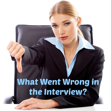 What went wrong in the interview?