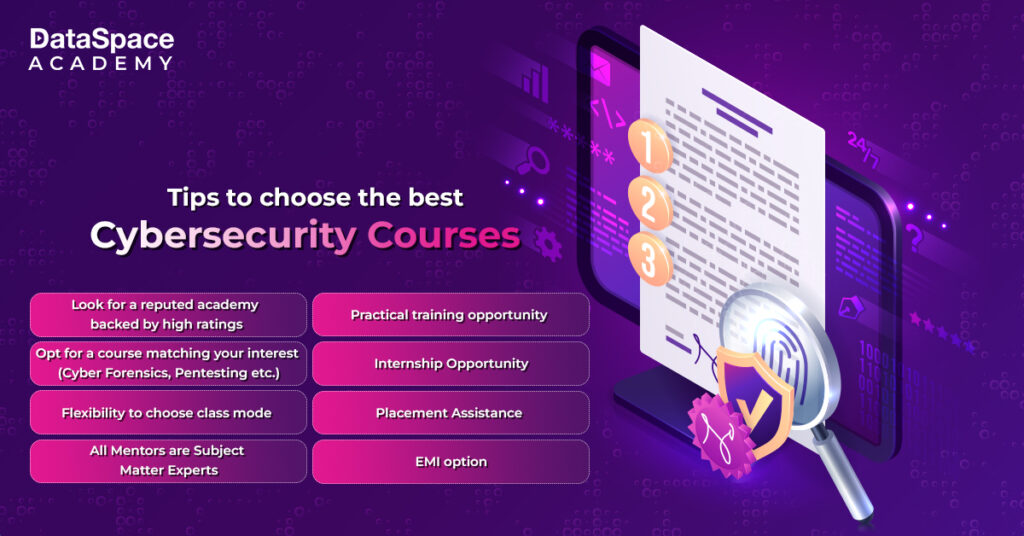 Tips to choose the best cybersecurity course