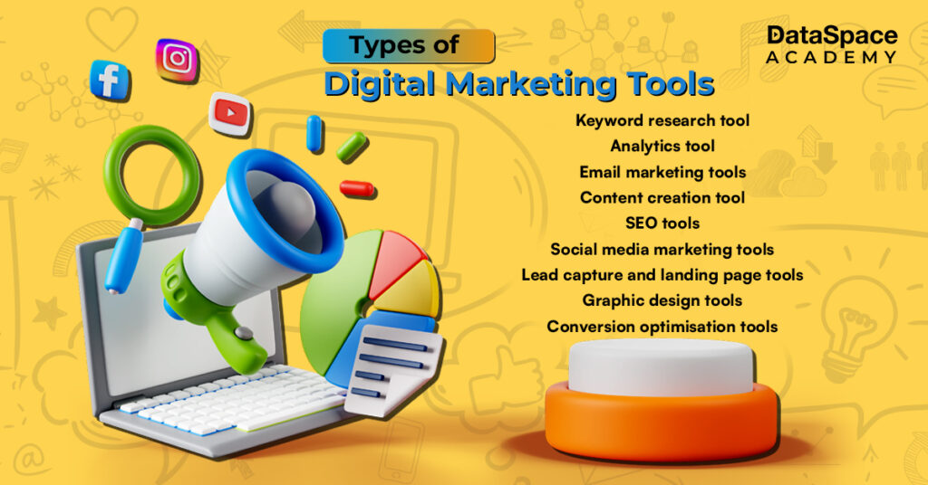 Types of digital marketing tools