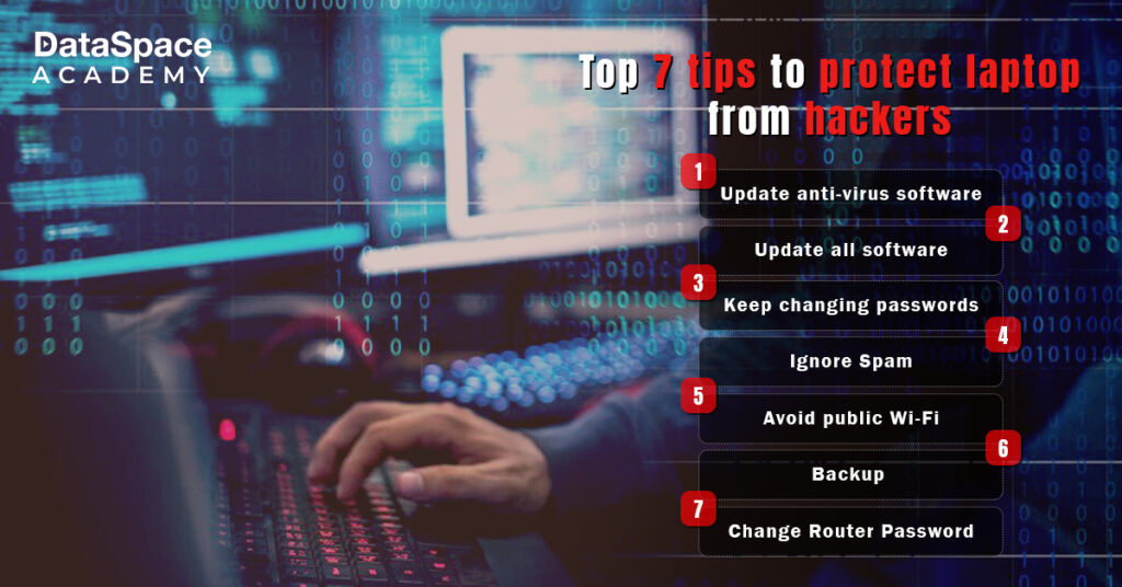 Top 7 tips to protect laptop from hackers