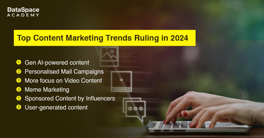 Top Content Marketing Trends Ruling in 2024