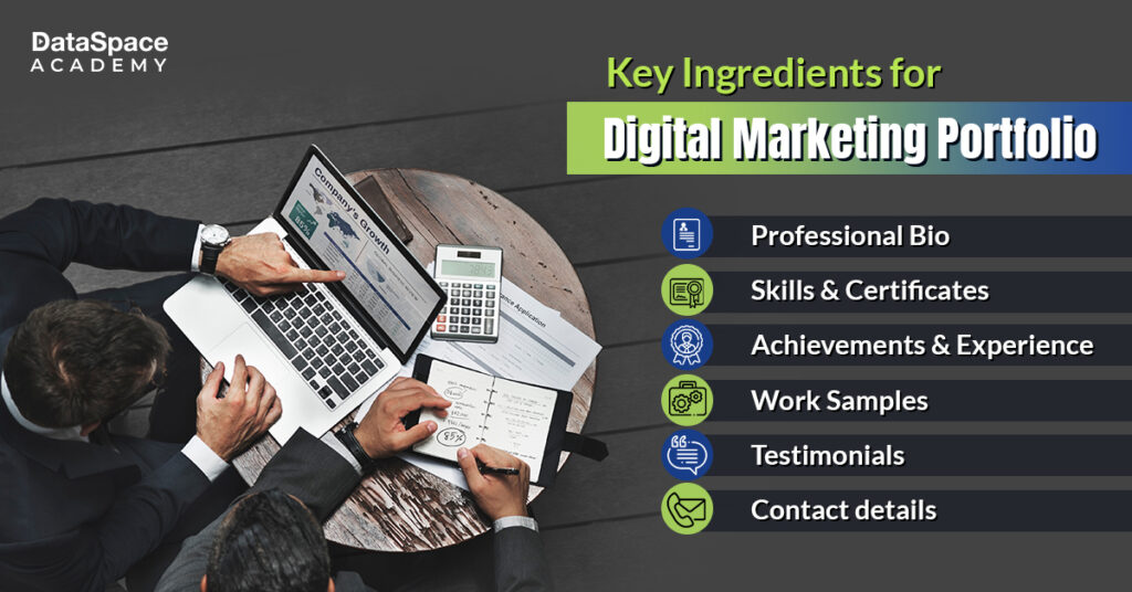 Key Ingredients for Digital Marketing Portfolio